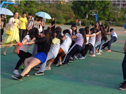 （圖一）  同學(xué)們，加油！