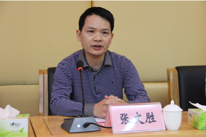 （圖四）市人力資源和社會保障局副局長張文勝宣布開班